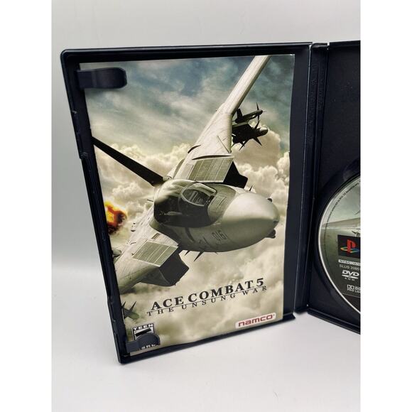 Ace Combat 5 The Unsung War (PS2 PlayStation 2, 2004) Complete w/ Manual CIB - Picture 6 of 8